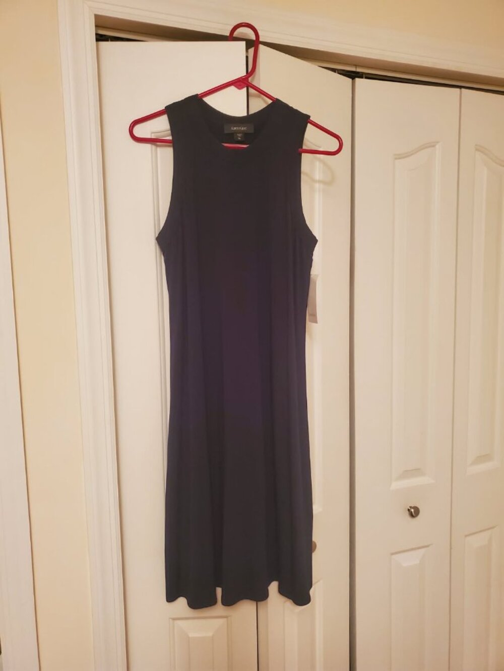 Karen Kane Navy Knit Sleeveless Dress